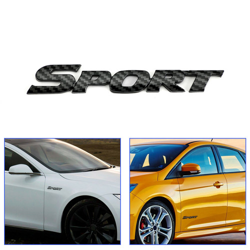 Sport logo carbon fiber car - sport,