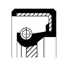 Corteco 19034042b shaft seal - 19034042b,